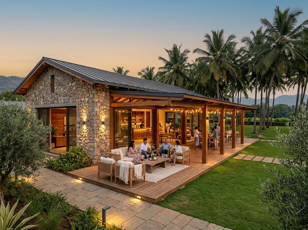 Club house facility at Coconut Garden in Bidadi